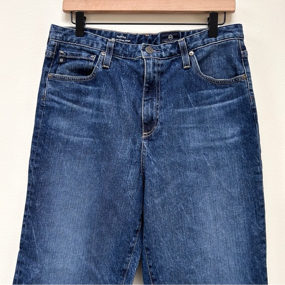 AG Adriano Goldschmeid Alexxis High Rise Vintage Jean starfire Medium Dark Wash - Picture 4 of 13